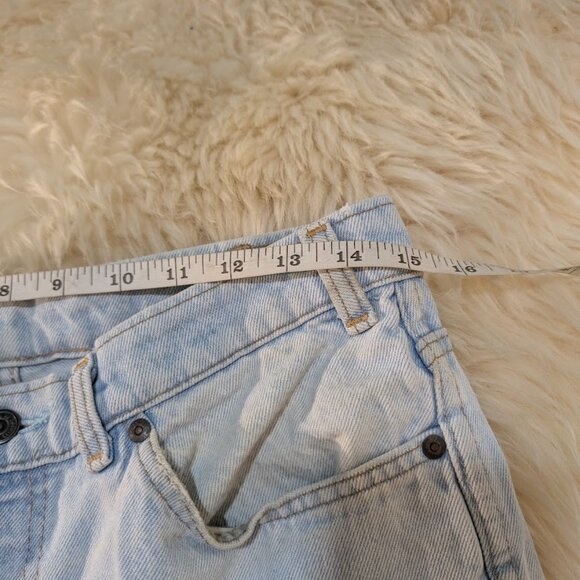 Vintage GWG Light Wash Scrubbies Creased Front High Rise Jeans Size 34x30 - Picture 10 of 16